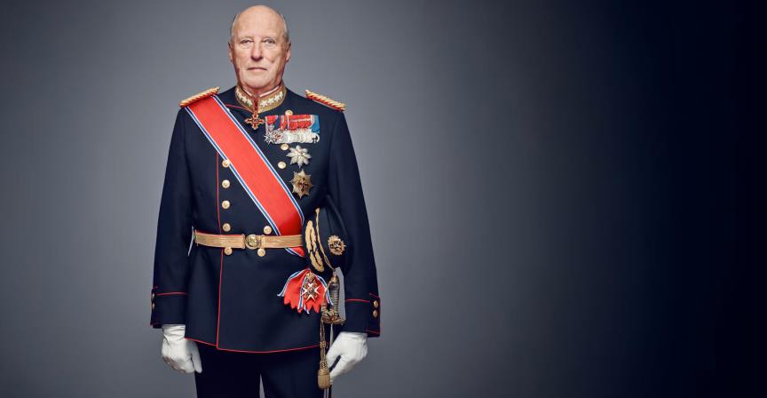Lenkje til artikkel: Kong Harald er død – stor sorg over tapet av ein elska folkekonge!