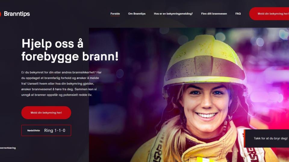 Lenkje til artikkel: Hjelp oss å forebygge brann!