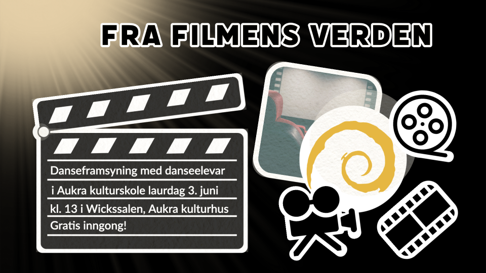 Lenkje til artikkel: Danseframsyning "Fra filmens verden" laurdag 3. juni kl. 13.00